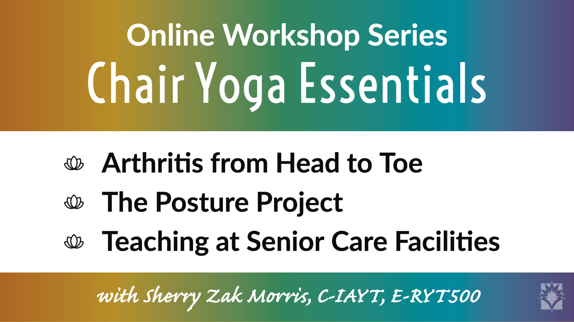 Chair Yoga Essentials: Online Workshop Series - Yoga Vista Academy